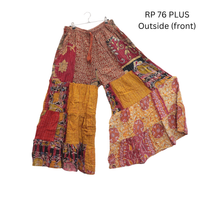 Kantha Plus Size Boho Reversible Pants