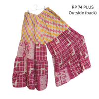 Kantha Plus Size Boho Reversible Pants