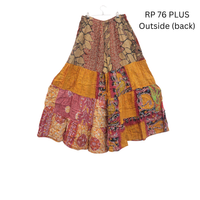 Kantha Plus Size Boho Reversible Pants