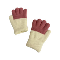 Kids Fleece-Lined Cat Winter Gloves
