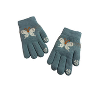 Kids Butterfly Winter Gloves