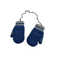 Cat Unisex Kids Winter Mitten with String