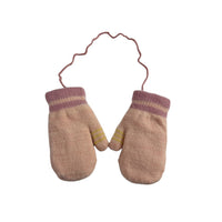 Cat Unisex Kids Winter Mitten with String