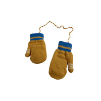 Cat Unisex Kids Winter Mitten with String