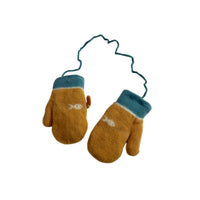 Kids Fleece Lined Cat Mittens