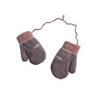 Kids Fleece Lined Cat Mittens