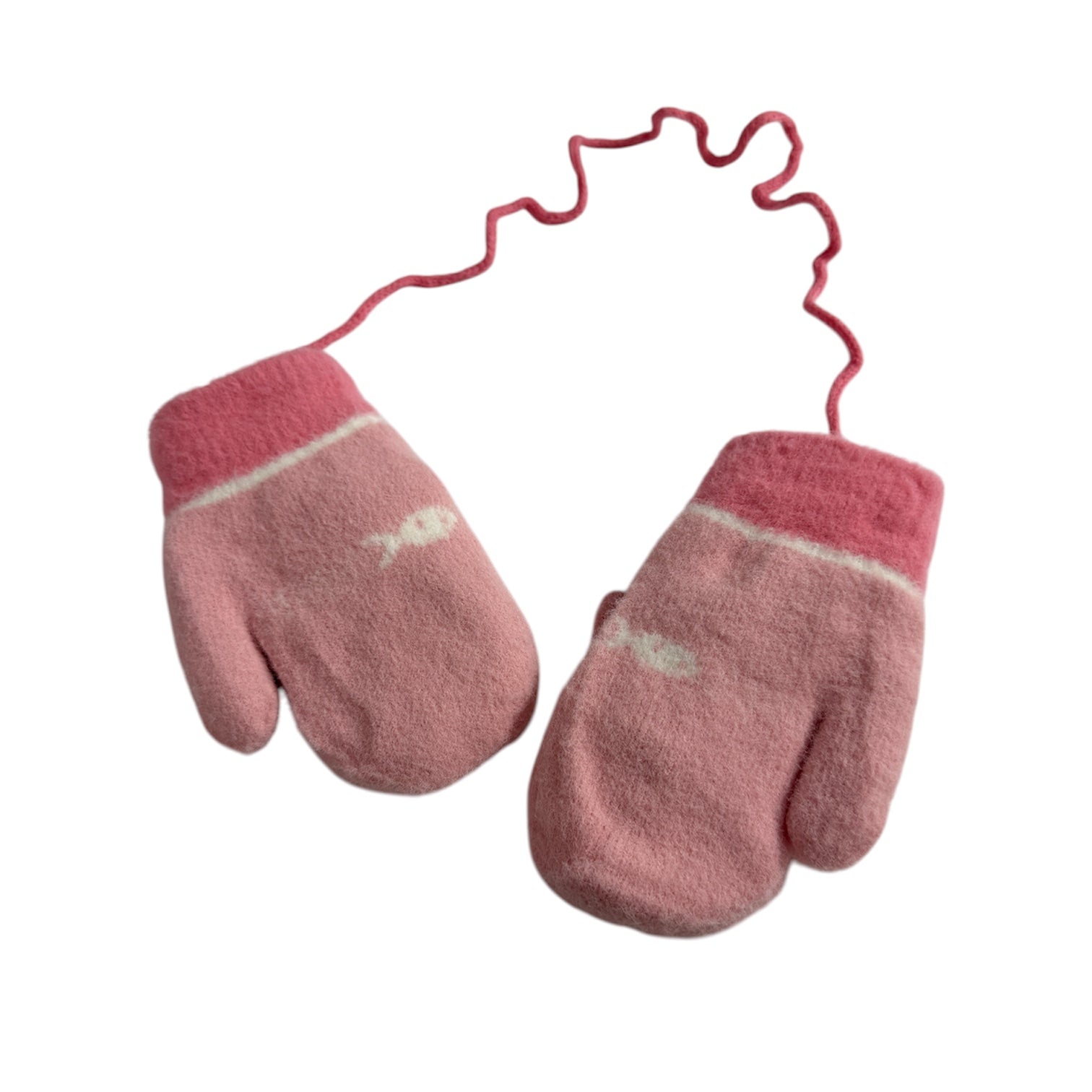 Kids Fleece Lined Cat Mittens