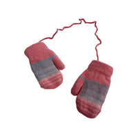 Baby Shark Kids Fleece Lined Mittens with String