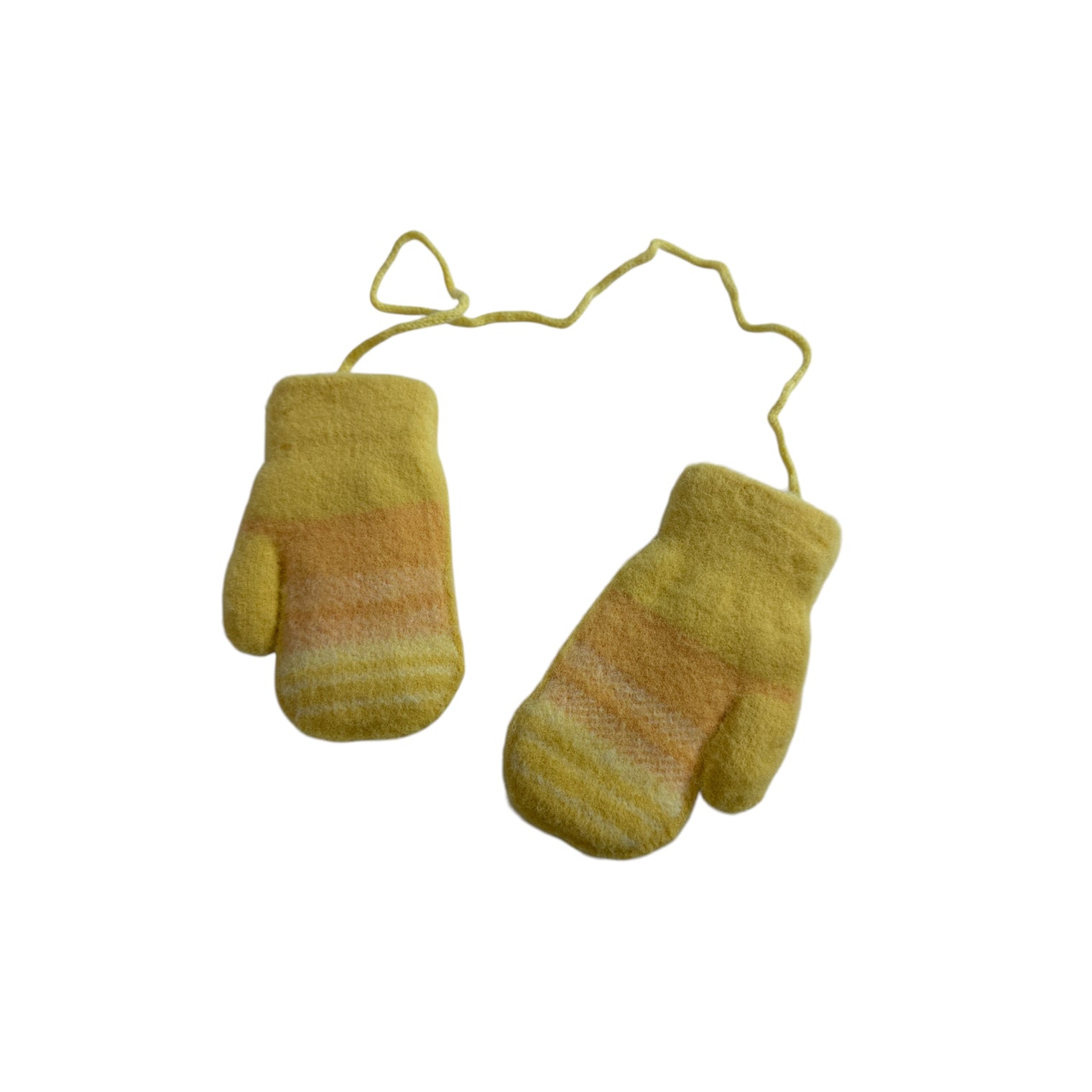 Baby Shark Kids Fleece Lined Mittens with String