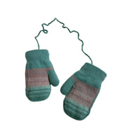Baby Shark Kids Fleece Lined Mittens with String