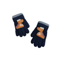 Kids Dino Fleece Lined Gloves