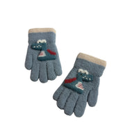 Kids Dino Fleece Lined Gloves