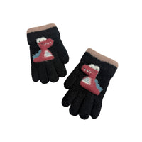 Kids Dino Fleece Lined Gloves