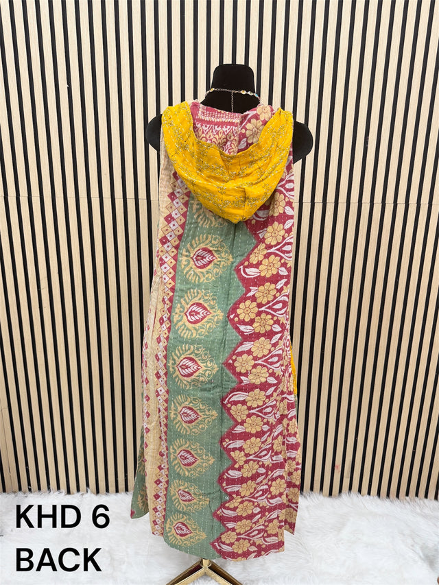 Bohemian Kantha Open Half Duster