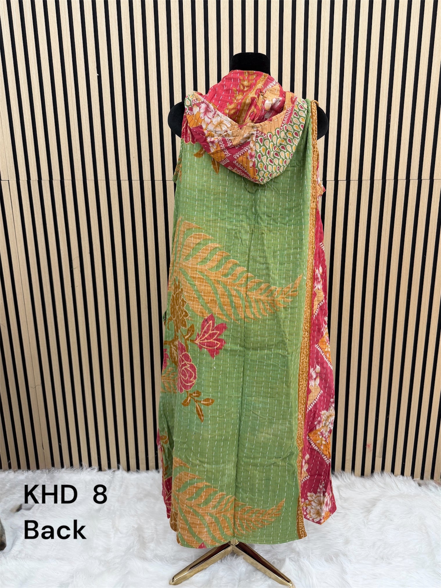 Bohemian Kantha Open Half Duster