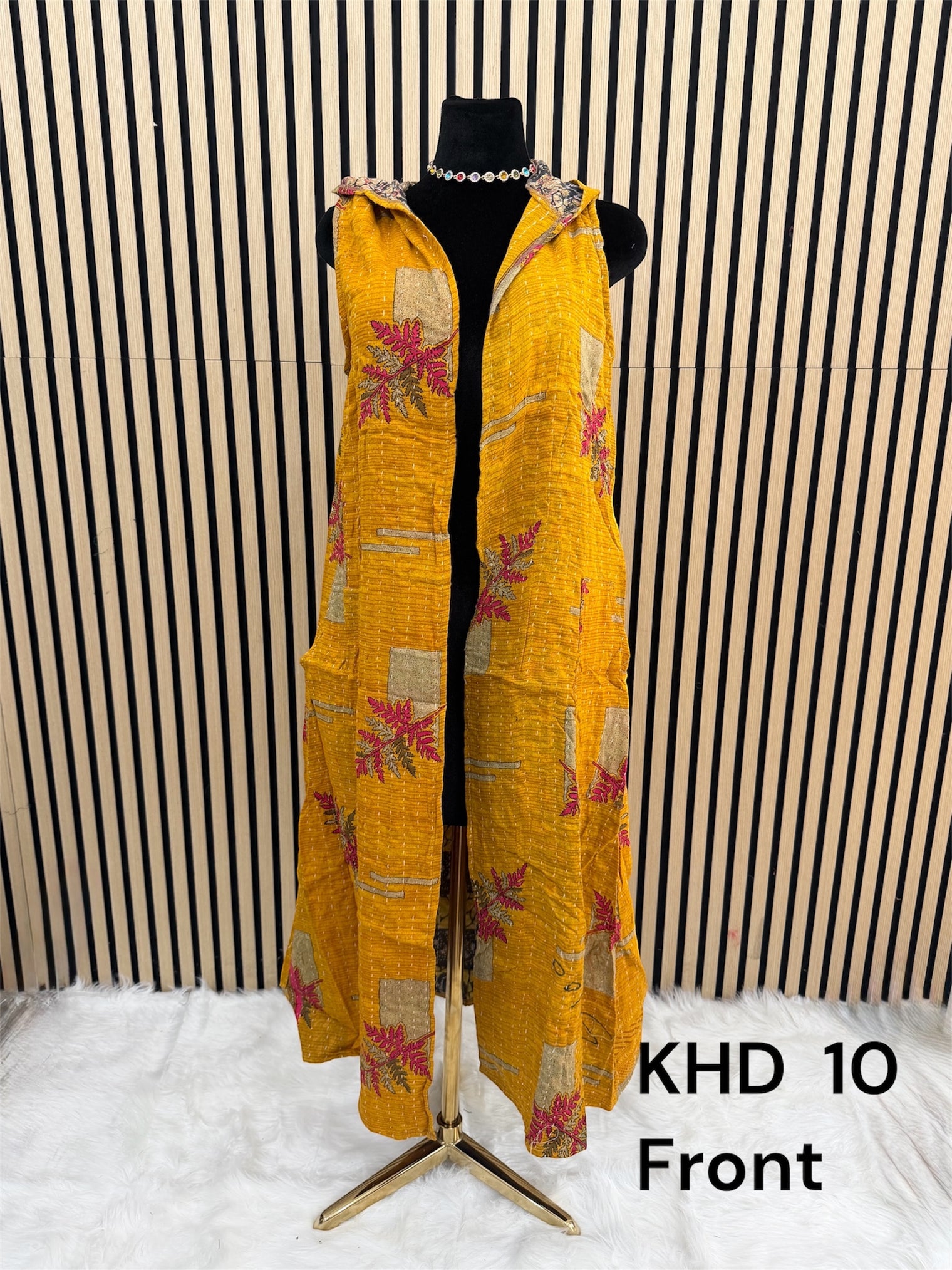 Bohemian Kantha Open Half Duster