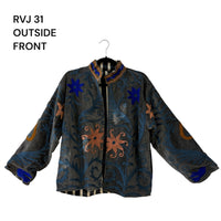 Reversible Velvet Embroidery Jacket