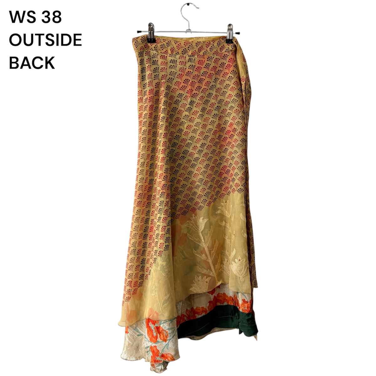 Reversible Wrap Flowy Skirt