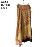 Reversible Wrap Flowy Skirt