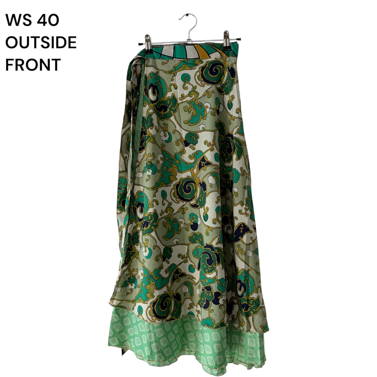 Reversible Wrap Flowy Skirt