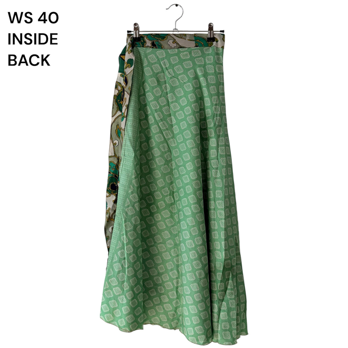 Reversible Wrap Flowy Skirt
