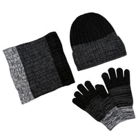 Unisex Ribbed Knit Winter Set