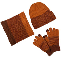 Unisex Ribbed Knit Winter Set