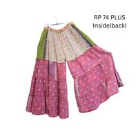 Kantha Plus Size Boho Reversible Pants