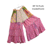 Kantha Plus Size Boho Reversible Pants