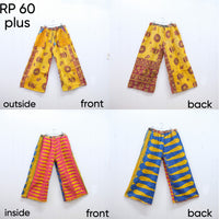 Kantha Reversible Plus Size Palazzo Pants