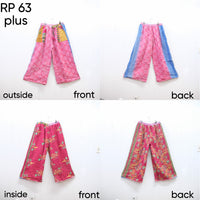 Kantha Reversible Plus Size Palazzo Pants