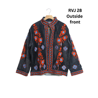 One of a Kind Velvet Embroidery Jacket