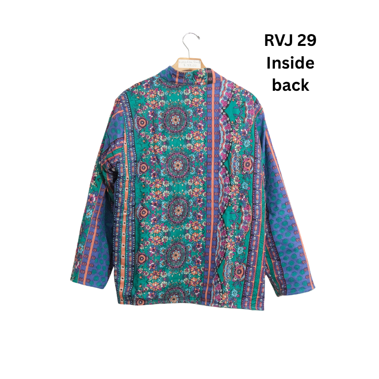 Reversible Velvet Embroidery Jacket