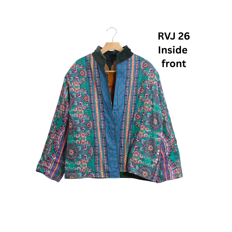 Reversible Velvet Embroidery Jacket