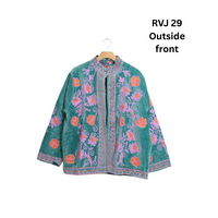 Reversible Velvet Embroidery Jacket