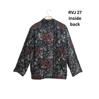 Reversible Velvet Embroidery Jacket