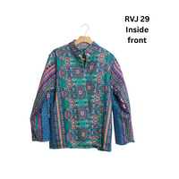 Reversible Velvet Embroidery Jacket