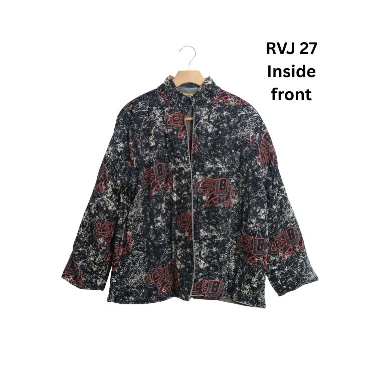 Reversible Velvet Embroidery Jacket
