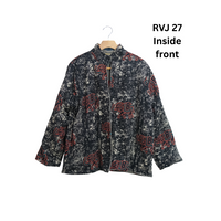Reversible Velvet Embroidery Jacket