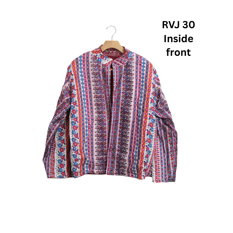 Reversible Velvet Embroidery Jacket