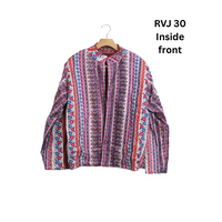 Reversible Velvet Embroidery Jacket
