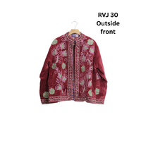 Reversible Velvet Embroidery Jacket