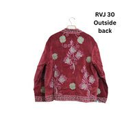 Reversible Velvet Embroidery Jacket