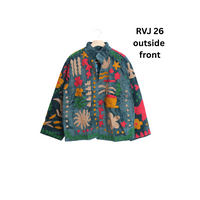 Reversible Velvet Embroidery Jacket