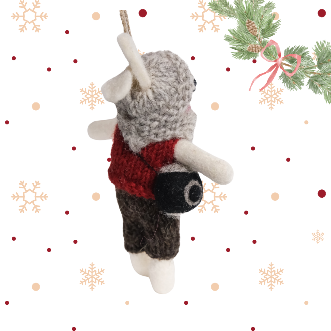 Needle Felted Bunny Ornaments