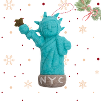 Handmade Felt Statue of Liberty Ornament
