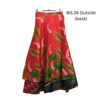 Reversible Wrap Flowy Skirt