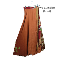 Flowy Reversible Wrap Skirt