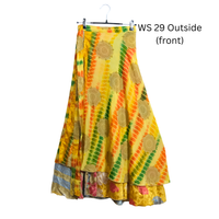 Reversible Wrap Flowy Skirt