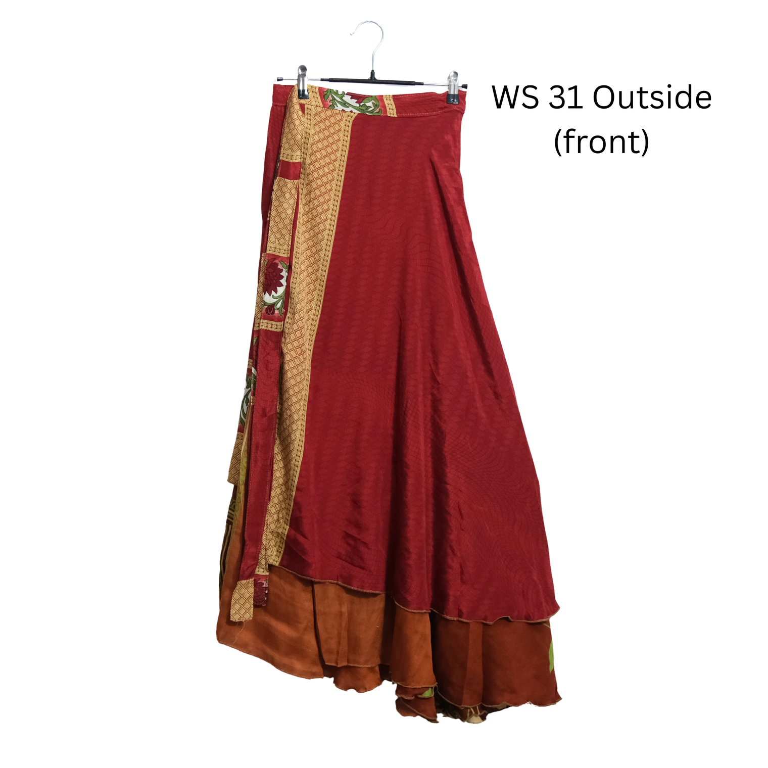 Flowy Reversible Wrap Skirt